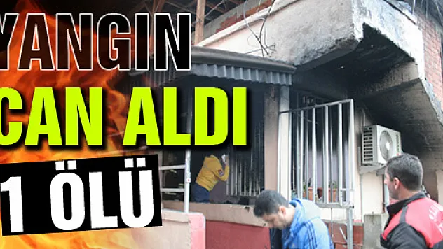 ÇARŞAMBA'DA YANGIN: 1 ÖLÜ