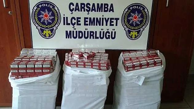 EMNİYET KAÇAK SİGARA YAKALADI