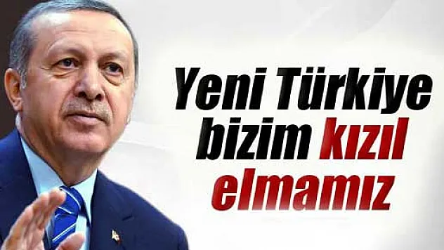 Erdoğan: 'Yeni Türkiye bizim 'kızıl elmamız'
