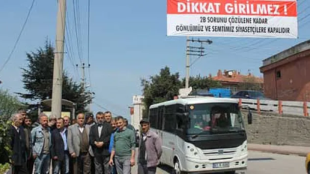 Bu mahalle siyasilere yasak!