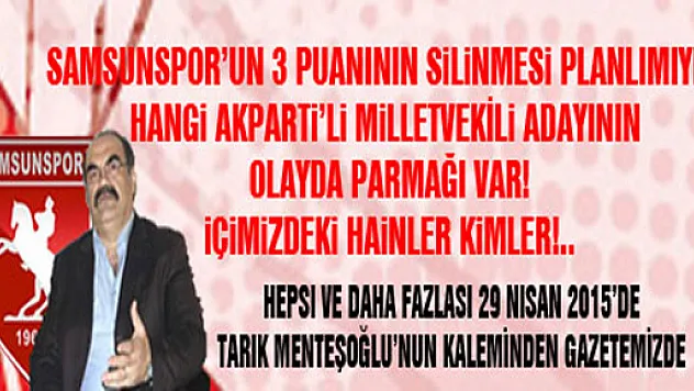 Tarık Menteşoğlu yazıyor...