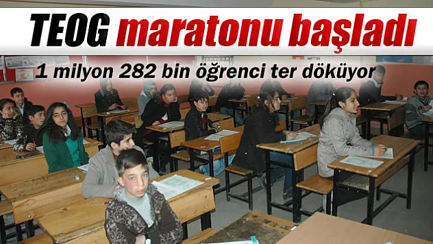 TEOG maratonu başladı