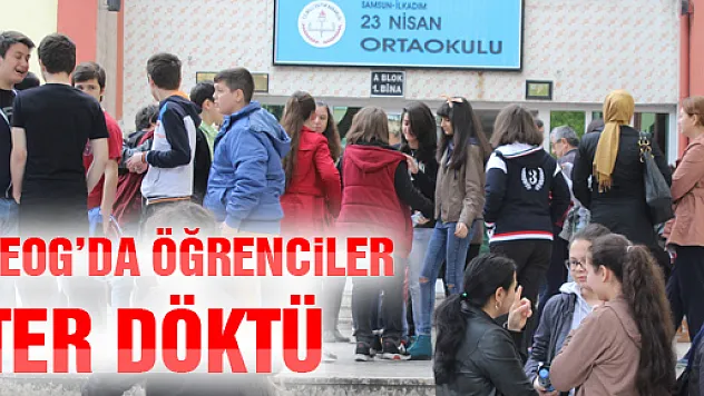 TEOG SINAVININ İLK AYAĞI TAMAM