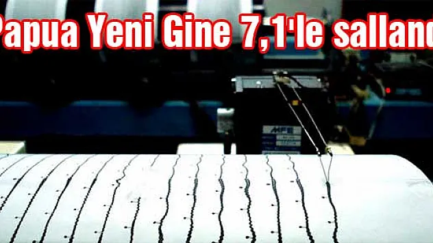 Papua Yeni Gine 7,1'le sallandı