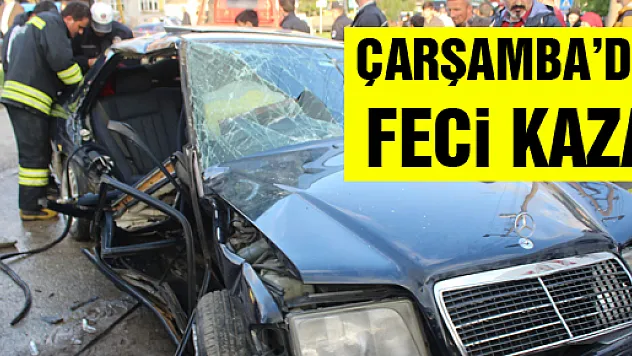 FECİ KAZA: 4 YARALI