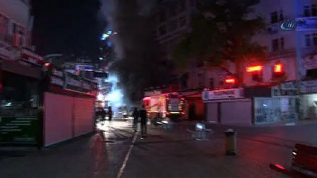 Başkent'te yangın paniği
