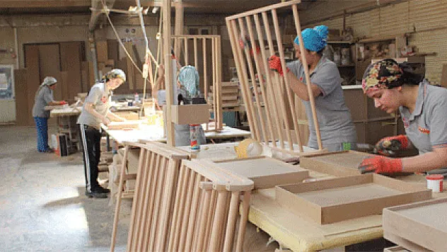 Bu anneler iş buldukları için mutlu