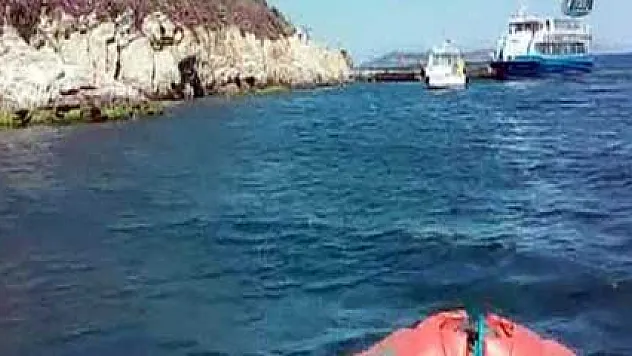 Bostancı açıklarında tekne battı