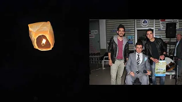 Engelliler Haftası'nda Dilek Fenerleri Gökyüzüne Salındı