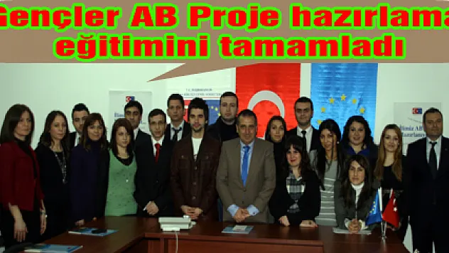 Gençler AB Proje hazırlama eğitimini tamamladı