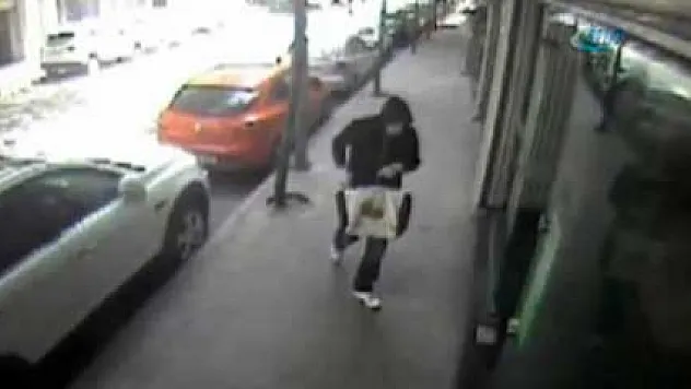 İstanbul'daki banka soygunları kamerada