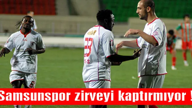 Samsunspor zirveyi kaptırmıyor !