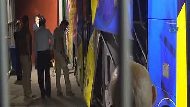 Fenerbahçe otobüsünde bomba araması yapıldı