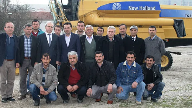 Biçerdöver Operatörleri Belgelerini Aldı