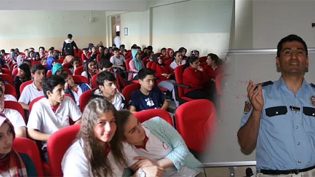 LİSE ÖĞRENCİLERİNE TRAFİK SEMİNERİ