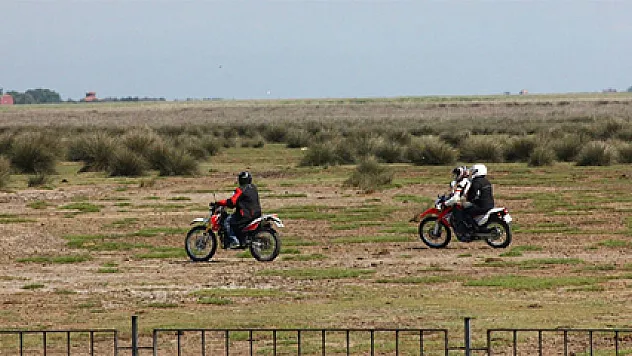 Kızılırmak Deltası'nda 'motocross' yapılmasına tepki