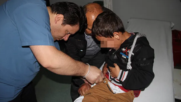 Kenenin Isırdığı Çocuk Hastaneye Kaldırıldı