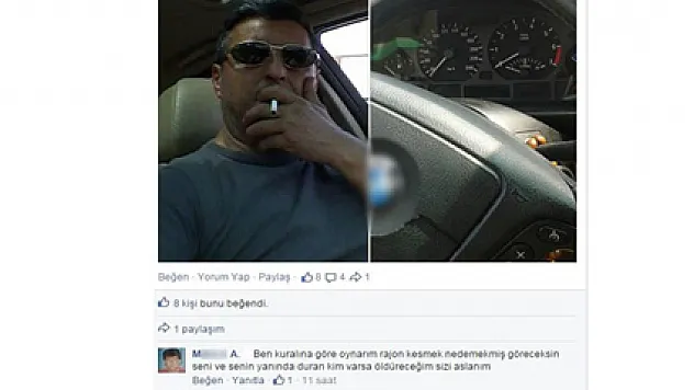 Sosyal medyadan tehdit etti, sonra öldürdü