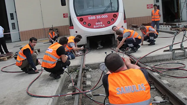 Samulaş'ta 'Raydan Çıkma' Tatbikatı 