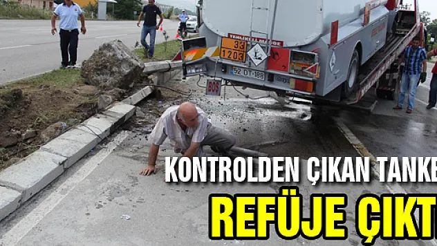 Kontrolden Çıkan Tanker Refüje Çıktı