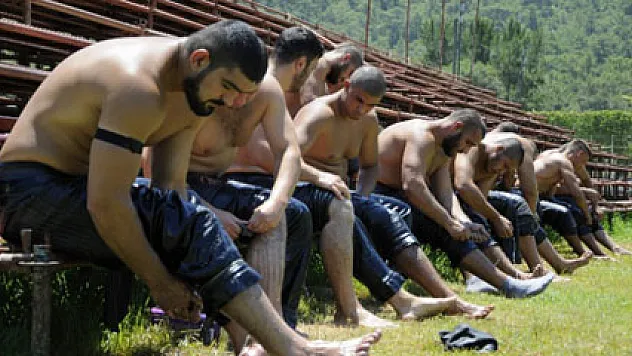 45 derece sıcakta Kırkpınar hazırlığı