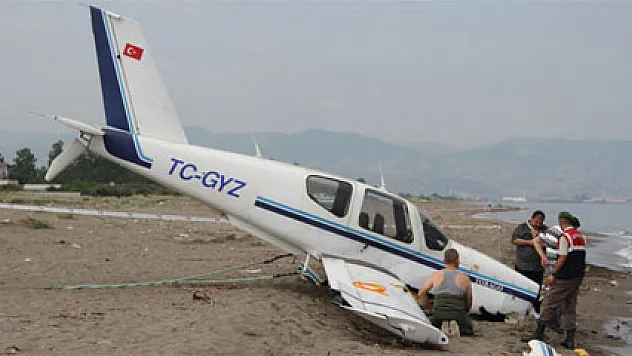Uçağı denize indiren pilot faciayı önledi