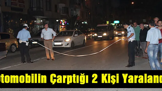 Otomobilin Çarptığı 2 Kişi Yaralandı