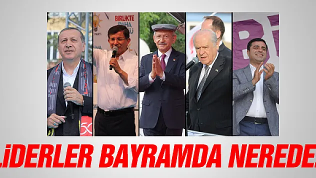 Liderlerin bayram programı
