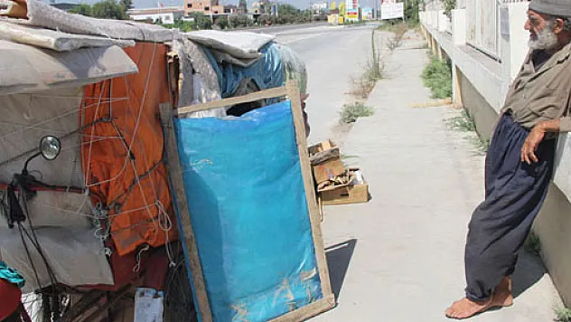 Karton evde yaşam mücadelesi