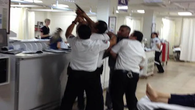 Hastaneye silahlı baskın