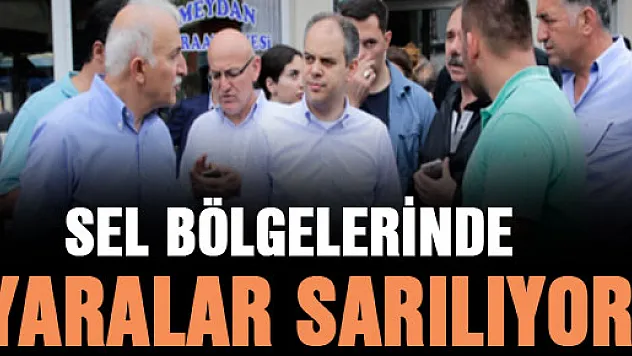 TERME VE SALIPAZARI'NDA YARALAR SARILIYOR