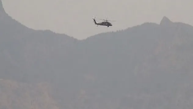 Şırnak'ta askeri helikoptere saldırı: 1 yaralı