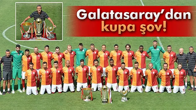 Galatasaray, 3 kupa ile poz verdi