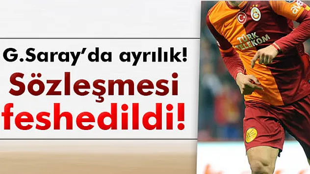 Galatasaray, Yekta'nın sözleşmesini feshetti