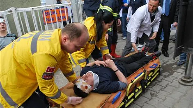 Ağız ve Diş Sağlığı Merkezinde Yangın Tatbikatı