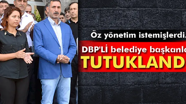 Diyarbakır'da DBP'Lİ eş başkanlar tutuklandı