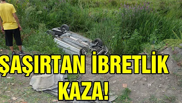 ŞAŞIRTAN İBRETLİK KAZA!