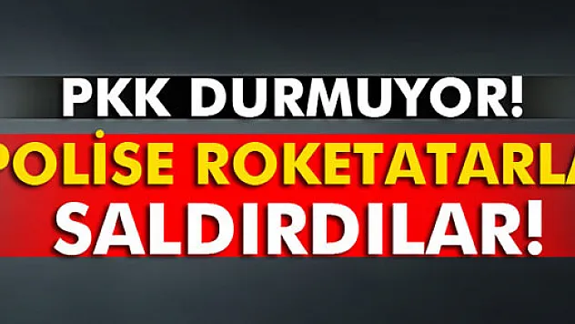 PKK'dan polis ekibine roketatarlı saldırı!
