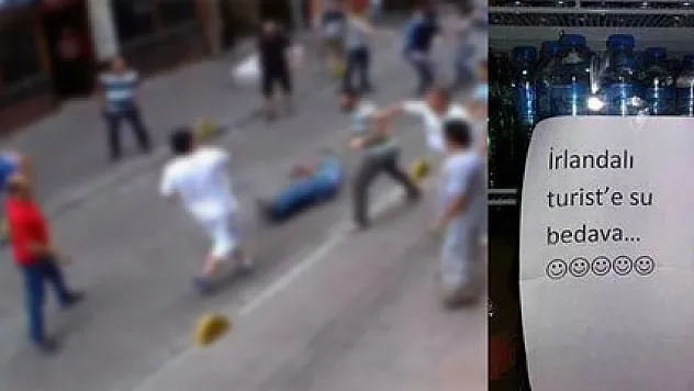 'İrlandalı turiste su bedava'