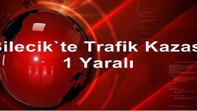 Bilecik'te trafik kazası: 1 yaralı