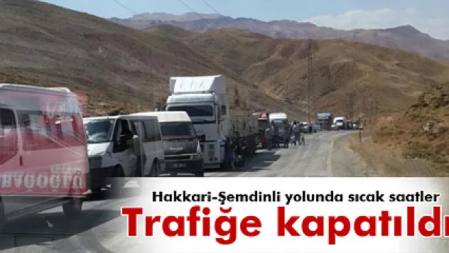 Hakkari'nin Şemdinli ilçesi karayolunda çatışma