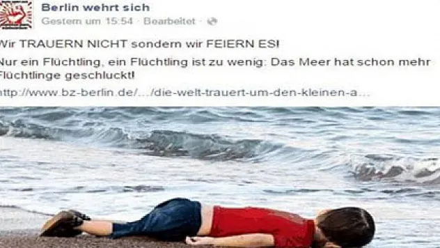 Aylan'ın ölümüne sevinen Alman'ın evine baskın