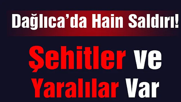 Dağlıca'da askeri konvoyun geçişi sırasında patlama