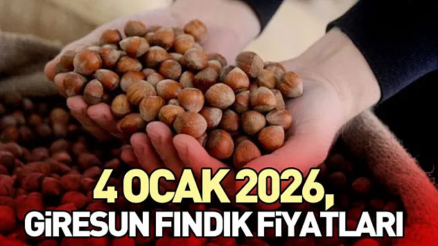 4 Ocak 2026 Giresun Fındık Fiyatları