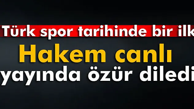 Deniz Çoban maç sonrası özür diledi