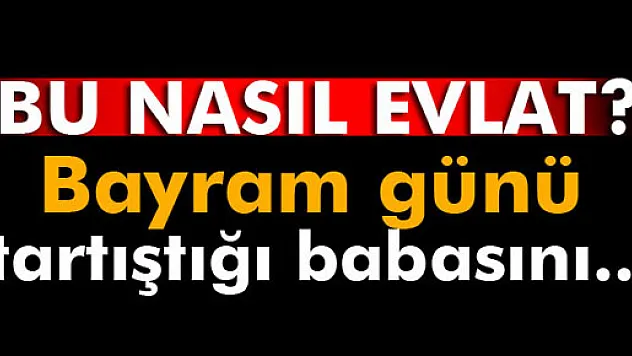 Babasının başına çekiçle vurarak öldürdü!