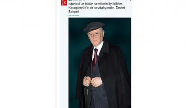 Bahçeli'den kasketli gönderme