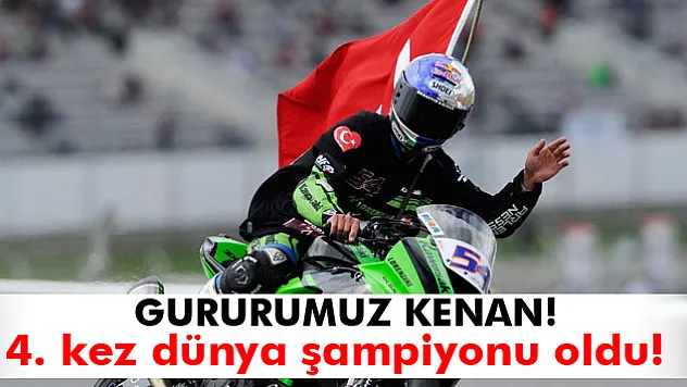 Kenan Sofuoğlu Dünya Şampiyonu Oldu!