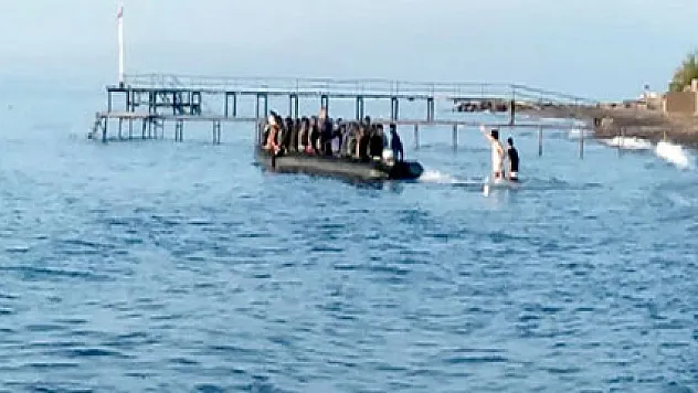 Göçmen kaçakçılığı böyle görüntülendi