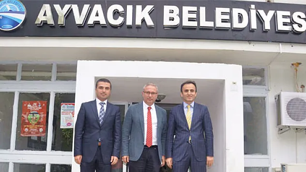 Yeni Müdür Aktaş'tan Başkan Belur'a ziyaret
